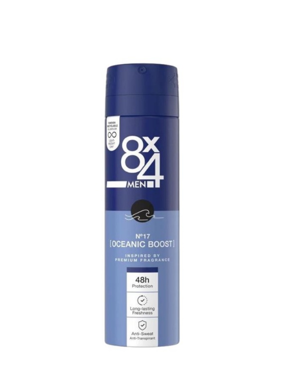 8X4 DEODORANT 150ML MEN OCEANIC BOOST