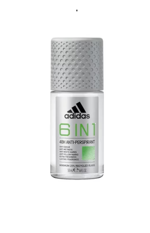 ADIDAS ANTIPERSPIRANT ROLL ON 50ML 6 IN 1